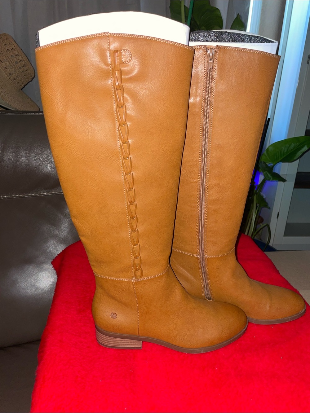 Lucky Brand Women's Over-The-Knee Boots in Cognac
